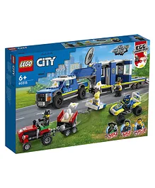 LEGO City Police Mobile Command Truck Building Kit 436 Pieces-60315
