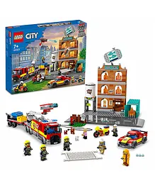 LEGO City Fire Brigade Building Kit 766 Pieces-60321
