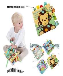 Dazzle Dots Educational Learning 3D Cloth Book With Rustle Paper - English