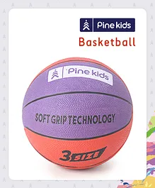 Pine Kids Size 3 Basketball - Red Purple