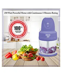 Inalsa 250W Electric Chopper Joy - Purple White
