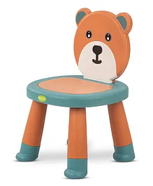 Baybee Teddy Activity Chair Strong & Durable Study Table Chair with High Backrest - Orange