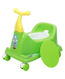 Maanit Scooter Style Baby Potty Seat with Removable Lid Bowl Potty Seat - Green