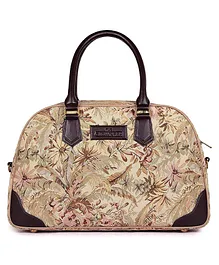 The Clownfish Florence Tapestry Duffle Bags - Cream