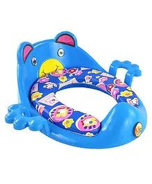 NHR Baby Cushioned Potty Seat With Easy Grip Handles & Comfortable seat - Blue