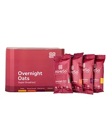 MiHeSo Overnight Oats - Assorted Pack - Pack of 7 - 420 Gm