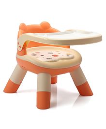 Baby Little Dining Chair With Whistle - Orange