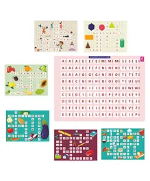 Wissen Crossword Activity Board Game (color may vary)