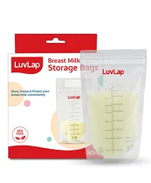 LuvLap Baby Breast Milk Storage Bags Pack of 50 - 240 ml Each