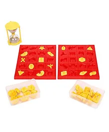 Virgo Toys Match It Shape Puzzle - Red And Yellow