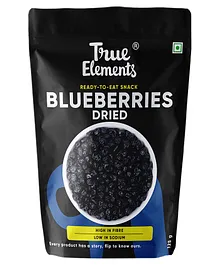True Elements Dried Blueberries - 125gm