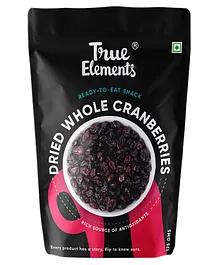 True Elements Dried Whole Cranberries - 125gm