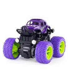 DOMENICO Mini Monster Truck Friction Powered Unbreakable Cars Toys - Purple