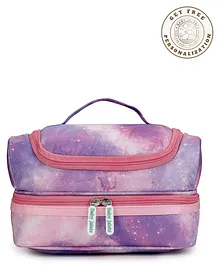 Baby Jalebi Kid's Double Decker Lunch Keeper Personalized Tiffin Bags for School Picnic Carry Bag for Lunch Box Interstellar - Multicolor