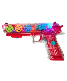 VParents Concept Musical and 3D Lights Kids Transparent Gun Toy - MultiColor