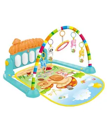 VParents Ultra Play Multi Function ABS High Grade Plastic Piano Baby Gym and Fitness Rack- Multicolor