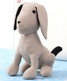 Bonfino Doggy Cotton Soft Toy Grey - Height 24.5 cm