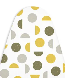 Encasa Homes Ironing Board Cover Moon Print - Yellow 