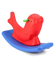 Little Fingers Fish Shaped Rocker - Red and Blue