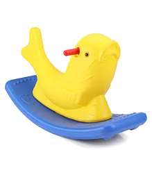 Little Fingers Fish Shaped Rocking Ride-on - Yellow Blue
