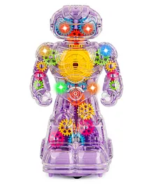 Fiddlerz Electric Gear Musical Robot With Light Pack of 1 (Colour May Vary)