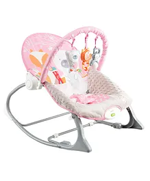 Infantso Baby Rocker with Calming Vibrations & Musical Toy - Pink
