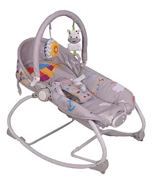 Infantso Baby Rocker with Calming Vibrations & Musical Toy - Grey