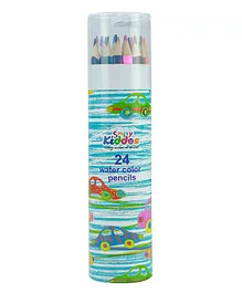 Smily Kiddos Pencil Set With Sharpener Multicolor  - 24 Pieces