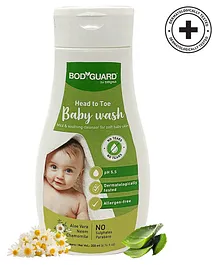 BodyGuard Extra Moisturizing Baby Head to Toe Body Wash - 200 ml