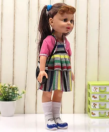 Speedage Alia Doll with Hand Bag Color May Vary - Height 43 cm