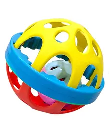Tiny Tycoonz Teether and Rattle Ball Toy- Multicolour