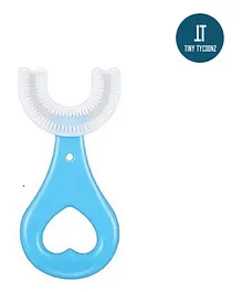 Tiny Tycoonz Soft Sillicone U-Shaped Toothbrush - Blue