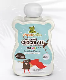 ShuShu Babies Yummy Chocolate Shampoo and Conditioner for Kids with Chocolate and Flaxseed-200 ml