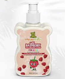 ShuShu Babies Wild Raspberry Face & Body Lotion For Kids With Raspberry Shea Butter & Cocoa Butter- 200 ml
