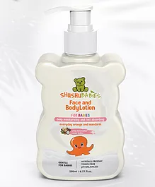 ShuShu Babies Everyday Orange and Mandarin Face and Body Lotion For Babies- 200 ml