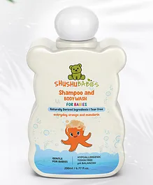 Everyday Orange and Mandarin Shampoo and Body Wash For Babies- 200 ml