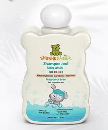 Fragrance Free Shampoo and Body Wash For Babies- 200 ml