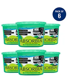 ABSORBIA Moisture and Odour Buster with Activated Charcoal Pack of 6 - 300 gm each