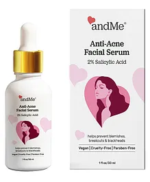 andMe Anti Acne Facial Serum Facial Serum - 30 ml