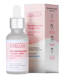 Prolixr Niacinamide HA Zinc Hydrating Serum - 30 ml