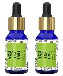 Rey Naturals Tea Tree Essential Oils Pack of 2 - 15 ml Each