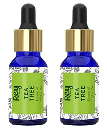Rey Naturals Tea Tree Essential Oils Pack of 2 - 15 ml Each