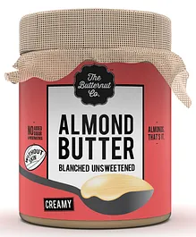 The Butternut Co. Blanched Unsweetened Almond Butter Creamy - 200 gm