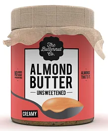 The Butternut Co. Unsweetened Almond Butter Creamy - 200 gm