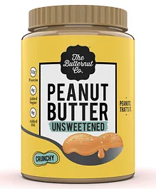 The Butternut Co. Unsweetened Peanut Butter Crunchy - 1 kg