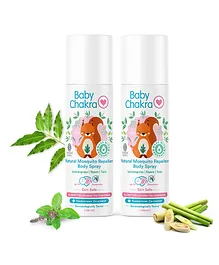 BabyChakra Mosquito Repellent Spray Pack of 2 - 100 ml Each