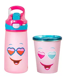 Rabitat Playmate Duo Combo Snap Lock Bottle Better Cup Diva - 410 ml, 550 ml