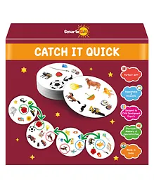 SmartoKids Catch It Quick Card Games - Playing Cards for Kids - Best for Gifting -57 Cards(Multicolor)