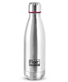 Flair Houseware Triumph Vacuum Insulated Steel Bottle Silver Purple - 500 ml