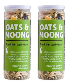Omay Foods Oats & Moong Mix Pack of 2-  160 g Each